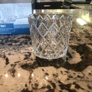 Pier 1 Double Old Fashion Glasses .